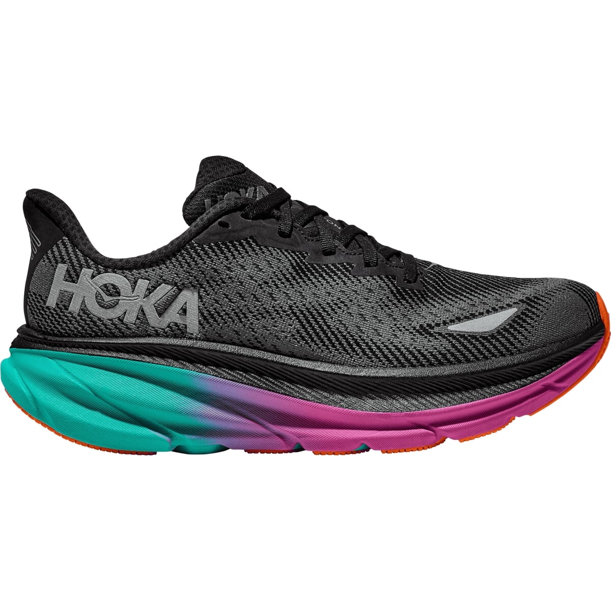 HOKA M CLIFTON 9 GTX Black/Electric Aqua - ces | VeredaSport.sk